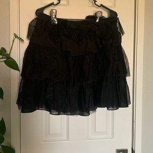 Black tutu skort